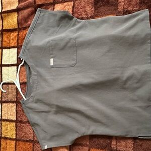 Figs Gray Technical Collection Top